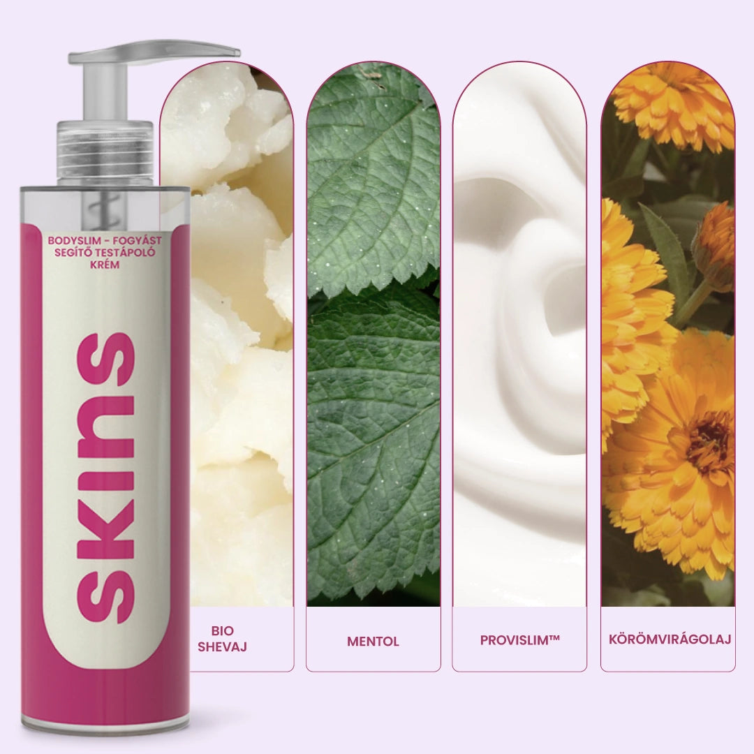 SKINS BodySlim Fogyást Segítő Testápoló Krém 200ml